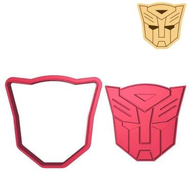 Imagem de Cortador Marcador Transformers Autobot Bumblebee - DOCE IMPRESSO, 8cm