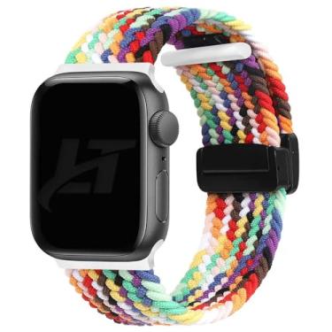 Imagem de Pulseira Trançada LTimports compativel com Apple Watch 46mm Series 10, Apple Watch 45mm Series 9/8/7, Apple Watch 44mm Series 6/5/4/SE, Apple Watch 42mm Series 3/2/1 e Apple Watch Ultra/Ultra2 49mm (LT-Mosaico)
