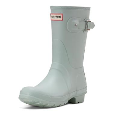 Imagem de Hunter Botas de chuva curtas femininas originais, Verde claro, 37