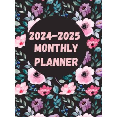 Imagem de 2024-2025 Monthly Planner: 2 Year Schedule Organizer January 2024 To December 2025