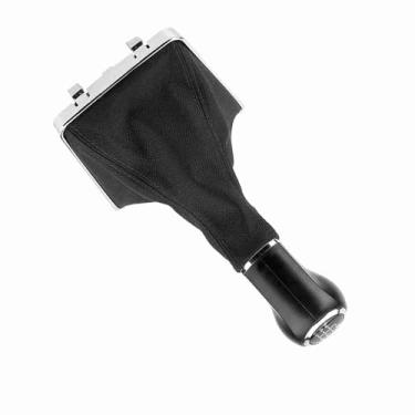 Imagem de Capa da Polaina do Botão de Mudança de Marcha Astra III H 1.6 2004‑2010 Kit de Couro Preto Atualizado (6 velocidades)