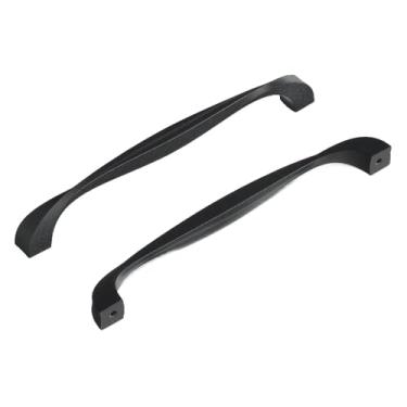 Imagem de Hickory Hardware Twist Collection Puxador 7-9/16 polegadas (192 mm) Centro a Centro Acabamento em Ferro Preto