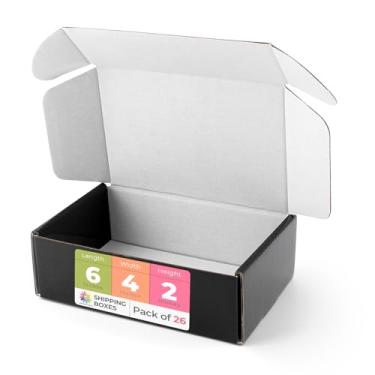 Imagem de MBC MAT BOARD CENTER Centro de Placa de Esteira, Caixa Preta de Remessa 6X4X2, Caixa de Correspondência Resistente À Prova D'Água para Correspondência de Pequenas Empresas, Caixa d (6X4X2, Preto)