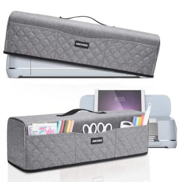 Imagem de Amoigee Capa protetora contra poeira para Cricut Explore Air 2, Cricut Maker, Cricut Explore 3, Cricut Maker, capa com bolsos para acessórios e suprimentos Cricut