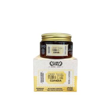 Imagem de Creme hidratante facial copaiba 100g flora care - Flora pura