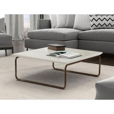 Imagem de Mesa de Centro Kairos Pé Café Bisart Decor - Larflex, Off White
