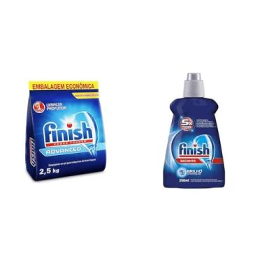 Imagem de Kit Finish Detergente em Pó 2,5kg + Abrilhantador Secante 250ml