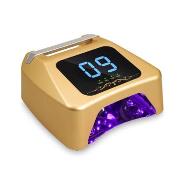 Imagem de Lâmpada LED UV de 72 W para unhas, secagem rápida, secador de unhas em gel com 4 configurações de temporizador, sensor infravermelho inteligente, luz UV para esmalte em gel, lâmpada de cura em type5