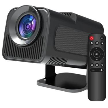 Imagem de Projetor Portatil Mini 5g Wifi 6 Bluetooth 5.0 Android 11 HY320 Projetor 4K 1080 Full HD Suporte 12000 Lumens Para Celular LED Auto Correção Horizontal 180° Premium