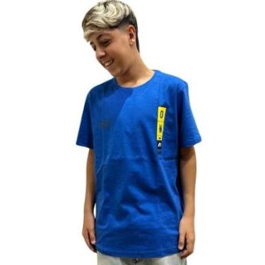 Imagem de Camiseta Masculina Onbongo Dots Azul ON204-Masculino