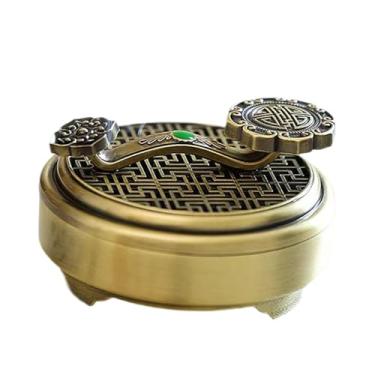 Imagem de IEUDNS Incenso queimador de queimador de bobina de bobina incenso tabela de mesa de mesa de mesa de mesa Centro central liga para a sala de chá de chá de