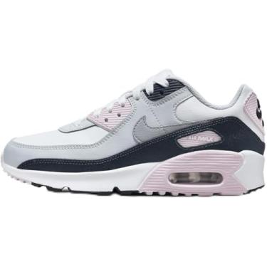 Imagem de Nike Tênis infantil Air Max 90 (HF6358-104, branco/espuma rosa/azul marinho/cinza lobo), Branco/Espuma Rosa/Azul Marinho/Cinza Lobo, 21