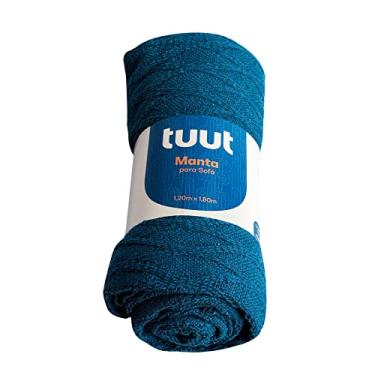 Imagem de Tuut, Linha Home Decor, Manta Decorativa para Sofá, Poltronas e Cama, 1,50m x 1,20m, Azul