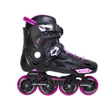 Imagem de Patins Traxart Dynamix Rosa/pink Inline 80mm Abec 7 Urban (35-36#4, Rosa)