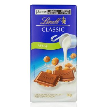 Imagem de Barra de Chocolate Lindt Classic ao Leite com Avelã 90g