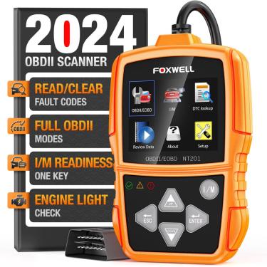 Imagem de Leitor de código de carro com scanner OBD2 foxwell NT201 Check Engine