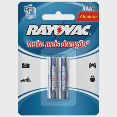 Imagem de Pilha Alcalina aaa Palito 2 Unidades – Rayovac
