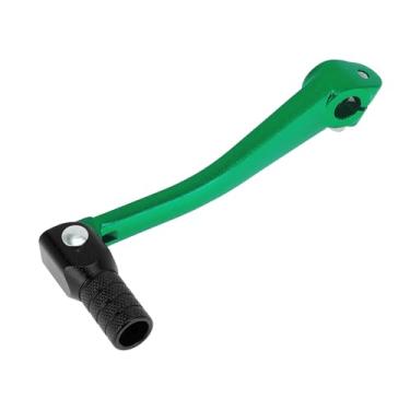 Imagem de Hihaha Alavanca de câmbio dobrável de motocicleta para pedal de liga de alumínio Bosuer 125, braço verde, cabeça preta