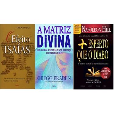 Imagem de Kit 3 Livros Efeito Isaias + Matriz Divina + Mais Esperto