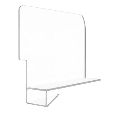 Imagem de Printable - Divisórias Organizadoras para Prateleiras e Armários em Acrílico - Kit com 4 Peças e Etiquetas para Identificação - Separador de Armário e Closet com Encaixe