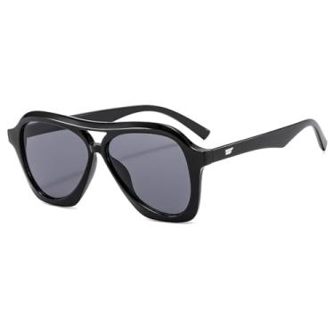 Imagem de Óculos de sol rebite da moda, masculino, feminino, proteção casual, óculos transparentes (1)