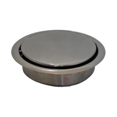 Imagem de Acabamento Tampa Giratoria para Furo 15cm Em Aco Inox 304 - LOJASARAH