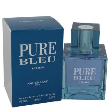 Imagem de Perfume Karen Low Pure Blue Eau de Toilette 100ml para homens
