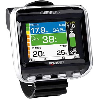Imagem de Computador de Mergulho Mares Genius - Preto