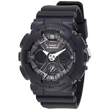Imagem de Relógio Casio GMAS120MF-1A Masculino, G-Shock XL World Time, Preto