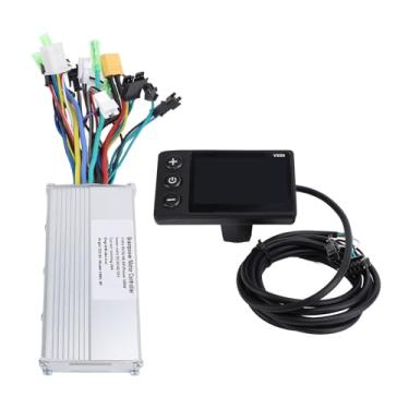 Imagem de Controlador de Bicicleta Elétrica Sem Escova 500W 28A Com Kit de Medidor de Display LCD V890 para Substituição de Ebike