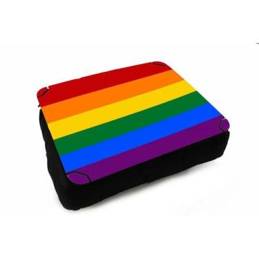 Imagem de Almofada Bandeja para Notebook Laptop Bandeira LGBTQIA+ - Deluzz