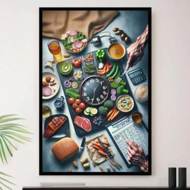Imagem de Genérico, Quadro Nutrição Dieta Foco Consultorio Decorativo A3 35x45cm
