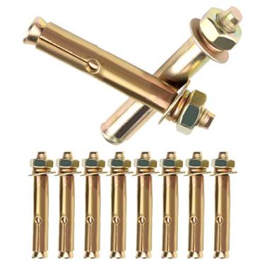 Imagem de Parafusos de âncora de manga de expansão de aço inoxidável, parafusos de expansão - parafuso sextavado bucha concreta âncora externa parafuso de expansão externa (M8*100)