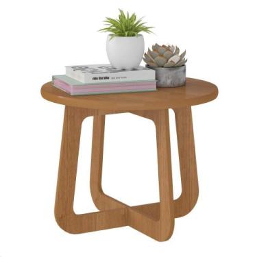 Imagem de Mesa De Centro 59 cm Jasmin Artely, Cinamomo/Off White