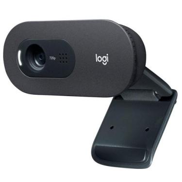 Imagem de Webcam Logitech C505, 720P HD, 30 FPS, com Microfone, 3 MP, USB, Preto
