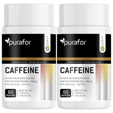Imagem de Suplemento Alimentar Kit com 2x Caffeine - Cafeína Microencapsulada com Dosagem Máxima 200mg - Soft Gel