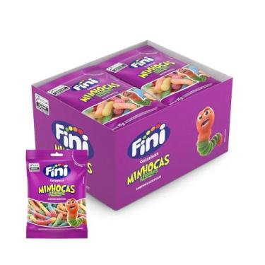 Imagem de Bala Fini Minhoca Azedinhas 80g Caixa C/12