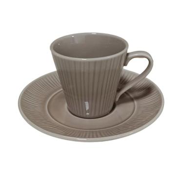 Imagem de Jogo de xícaras de café em porcelana de altissima qualidade da marca japonesa Noritake. Composto por 6 xícaras e 6 pires.