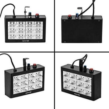 Imagem de Strobo Branco Rítmico Alto Brilho Luz de Festas 12 Leds 15w - MKB