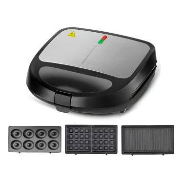Imagem de Sanduicheira Grill Multifuncional Waffle Donut Bolinho Voltagem:110V