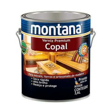 Imagem de Verniz Copal Alto Brilho 3,6 Litros - Fácil Aplicação e Secagem Rápida