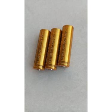 Imagem de 12 unidades 14500 5000mAh 3,7v Pilha Recarregavel - telintec