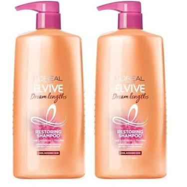 Imagem de Shampoo L'Oreal Paris Elvive Dream Longths Restoring 828mL x2 - LOréal