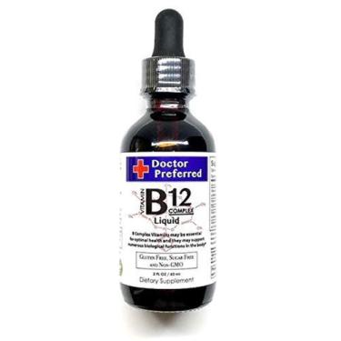 Imagem de Gotas sublinguais líquidas do complexo de vitamina B12 60 ml - Doctor 