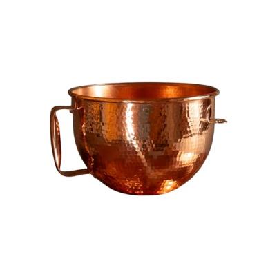 Imagem de Sertodo Pure Copper 6 Quart Lift Stand Mixing Bowl compatible with Professional 6 quart 600 Series MixersF
