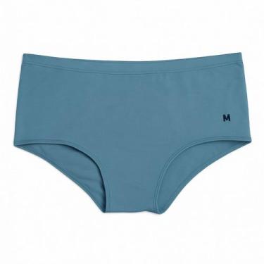 Imagem de Sunga Slip Praia Plus Size Mash Laterais Largas Resistente, Azul, XXGG