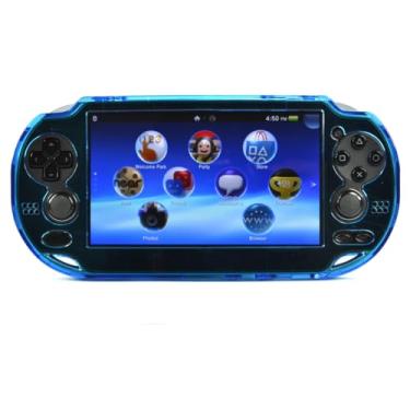Imagem de Cosmos Capa rígida de proteção azul claro compatível com PS VITA 1000, serve apenas para botões oval Start & Select (não para PSV 2000 Slim Version)