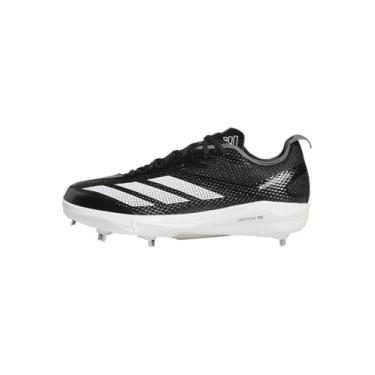 Imagem de adidas Tênis de beisebol masculino Adizero Electric 2.0, Preto/Branco/Cinza Team, 45