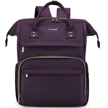 Imagem de Mochila LOVEVOOK College Laptop 15,6" impermeável roxa escura