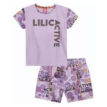 Imagem de Conjunto Curto Lilica Ripilica Blusa e Short Lilás-Feminino